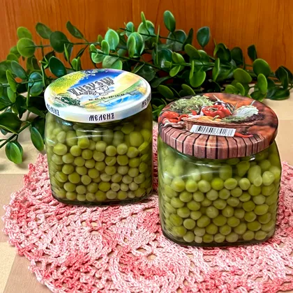 Консервированный зелёный горошек