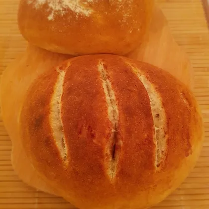 Ржано-пшеничный домашний хлеб