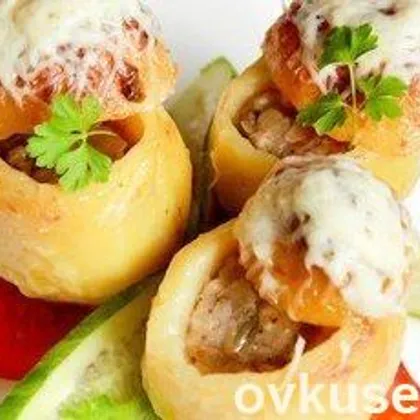 Картофель фаршированный