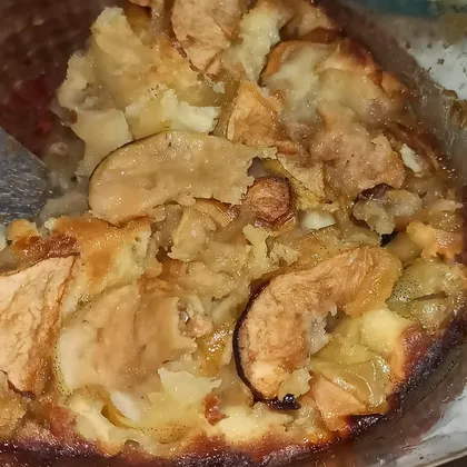 Яблочный десерт с медом
