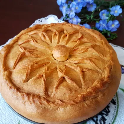 Татарский пирог "зур бэлеш"