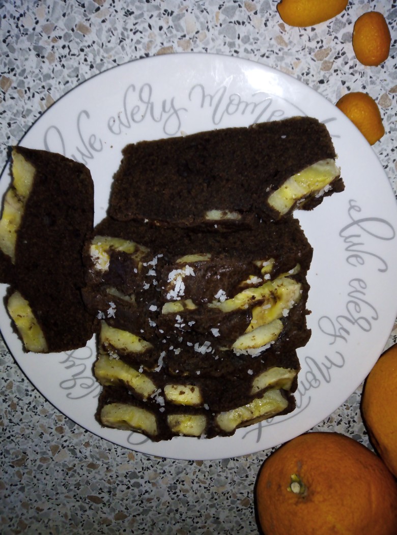 Диетические шоколадные кексы с бананом