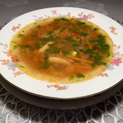 Суп из бобовых на воде, такой суп обладает насыщенным вкусом