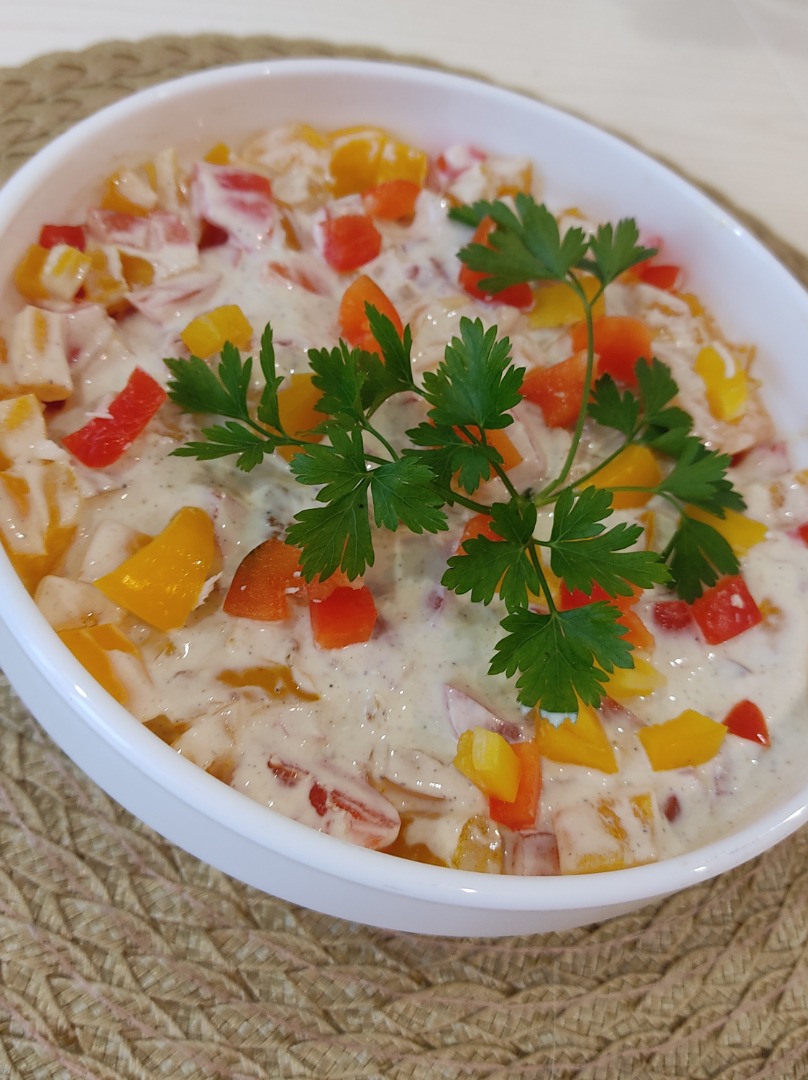 Простой вкусный салатик