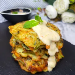 Оладьи с овощами