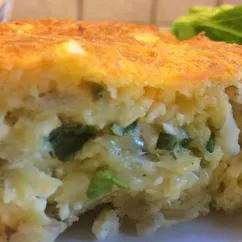 Простой заливной пирог с картошкой Potato Pie recipe Πίτα με πατάτες