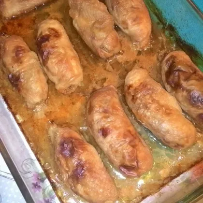 Колбаски в оболочке из куриной  кожи