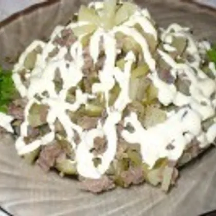Салат с говядиной «Сочный»