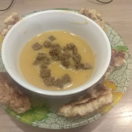 Гороховое суп-пюре с нереально вкусными и сочными котлетами