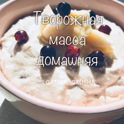 #непп Творожная масса с бананом и черносливом