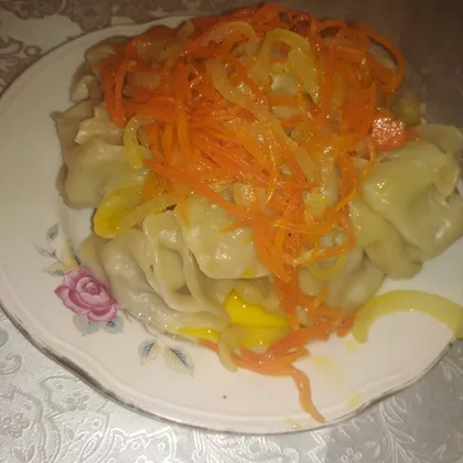 Манты с картошкой