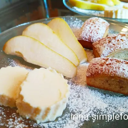 Французский десерт - медовые финансье с творожным суфле
#чемпионатмира #франция