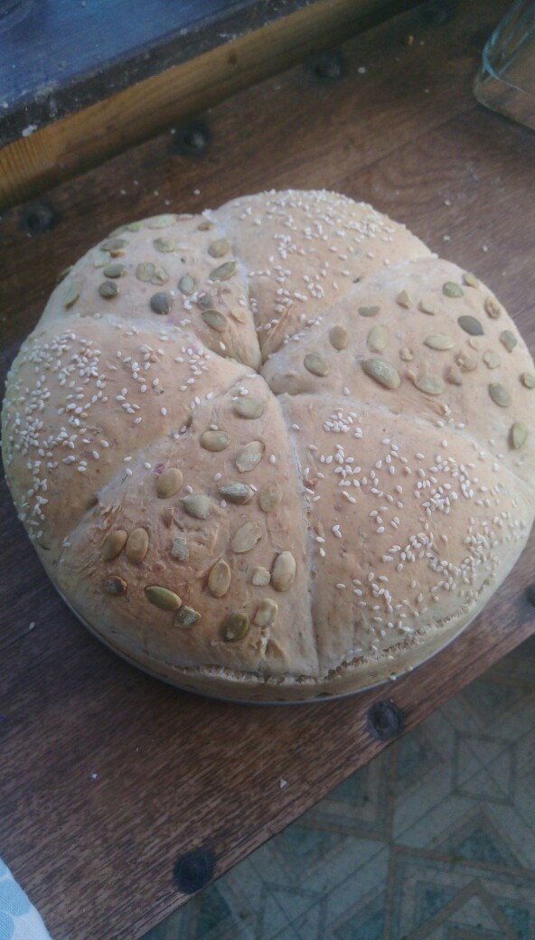 Хлеб огуречный. С сыром и укропом