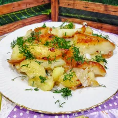 Молодая жареная картошка 