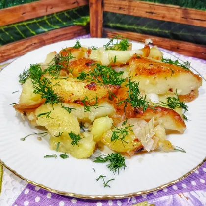 Молодая жареная картошка 