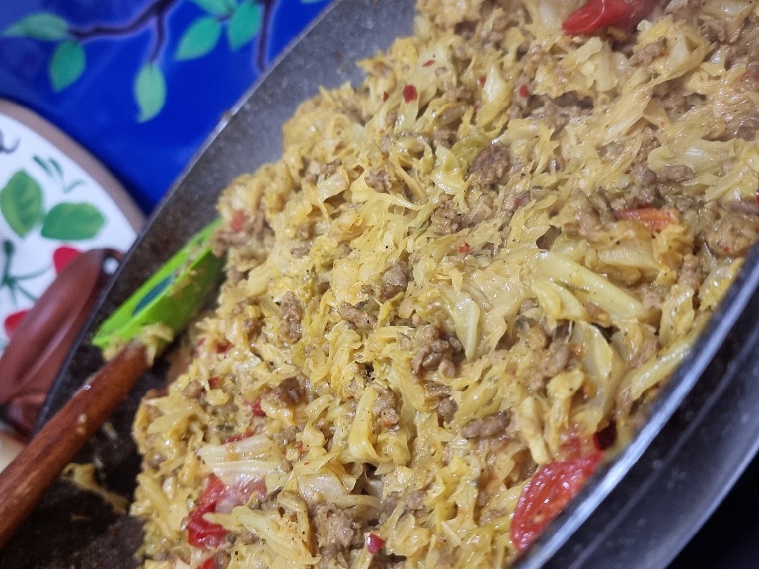 Капуста с фаршем