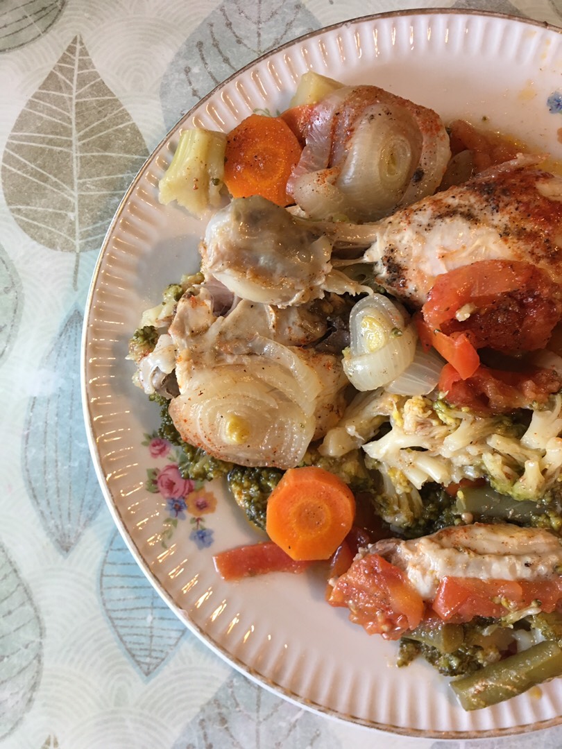 Быстрый ужин из грудки с овощами – кулинарный рецепт