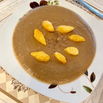 Суп-пюре из баклажанов