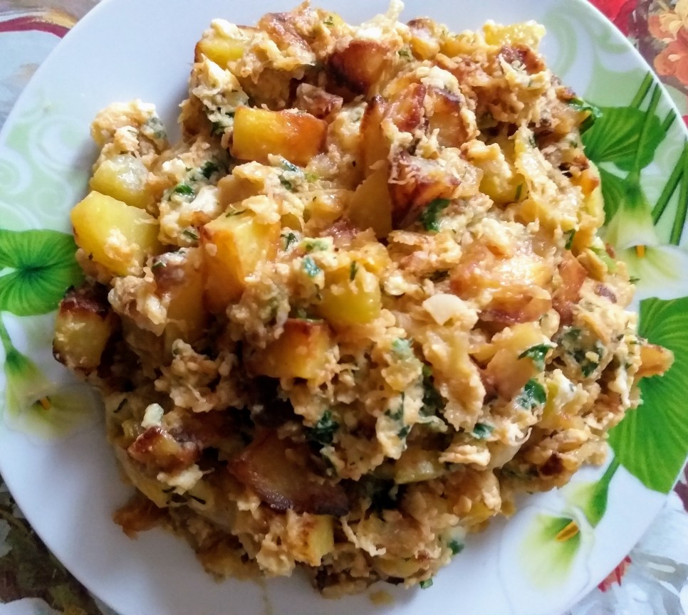 Кабачки с картошкой