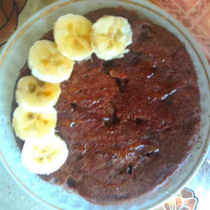Мини бананово-шоколадный пирог