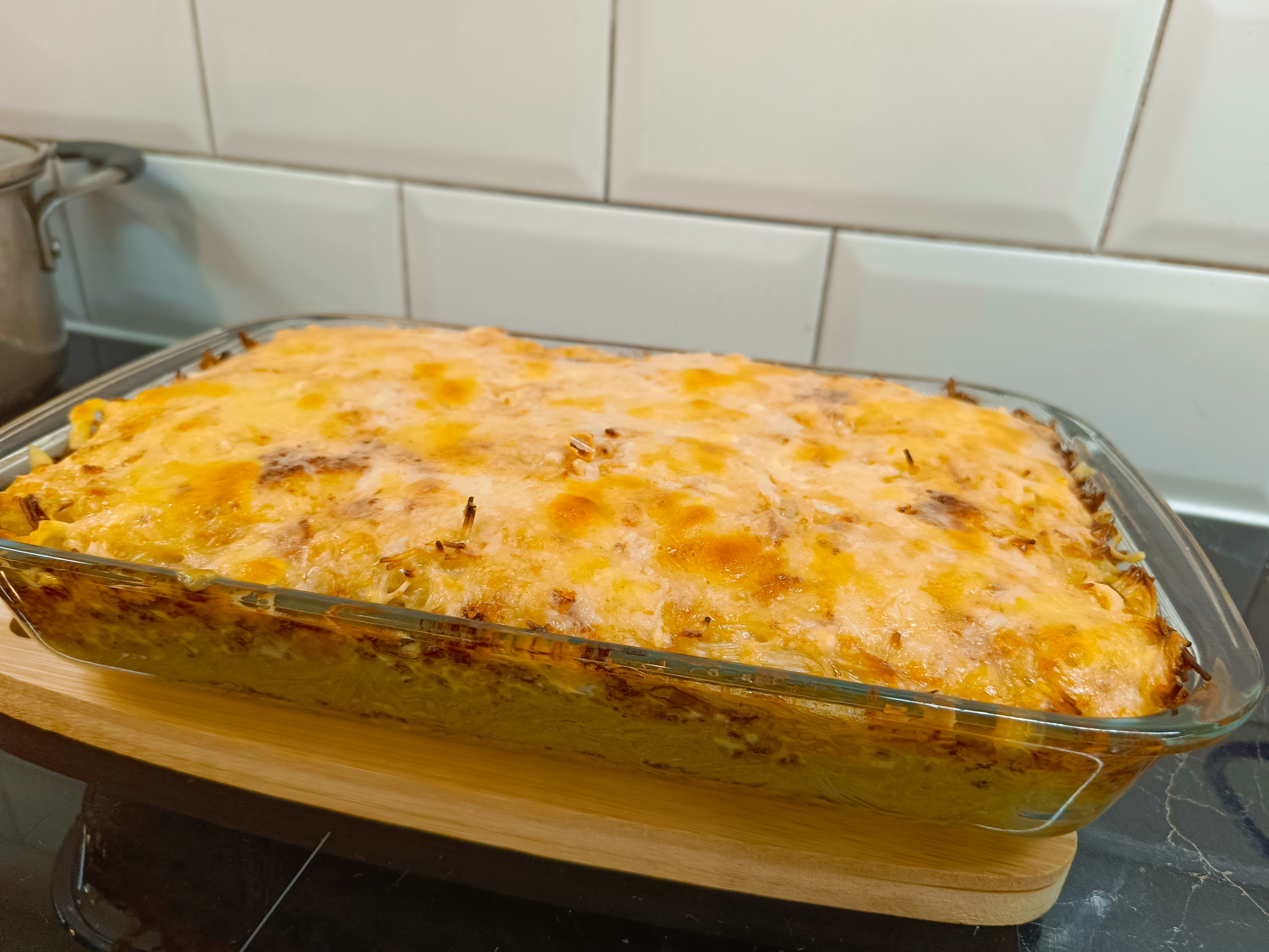 Запеканка из вермишели с фаршем