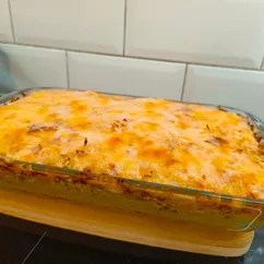 Запеканка из вермишели с фаршем