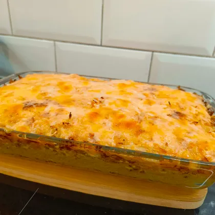 Запеканка из вермишели с фаршем