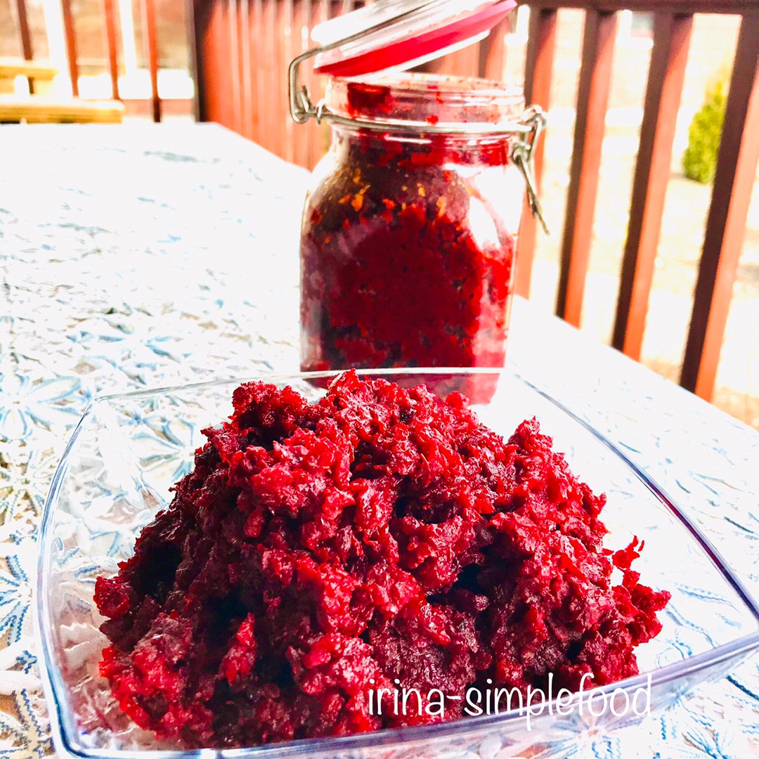 Свекольная икра с овощами
