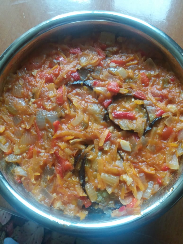 Баклажаны в соусе