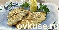 Камбала, запеченная с оливками