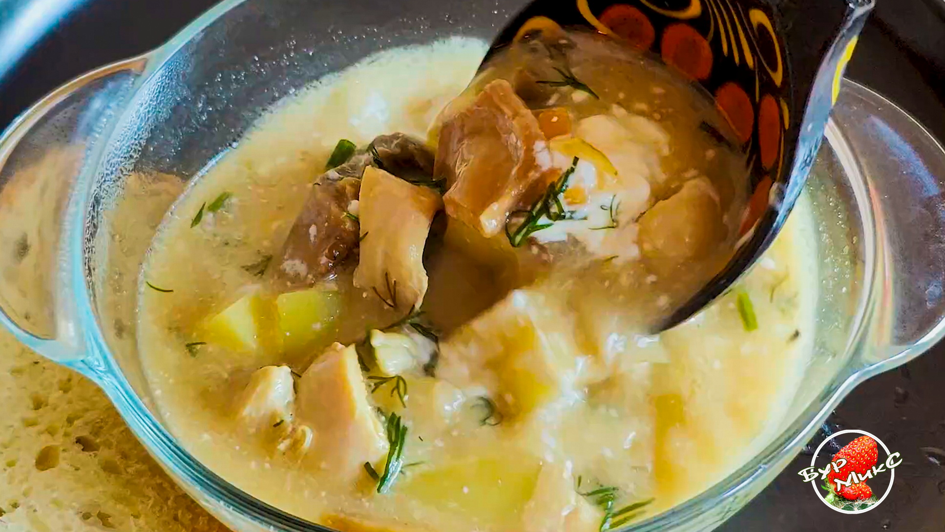 Простой рецепт супа из сушеных грибов