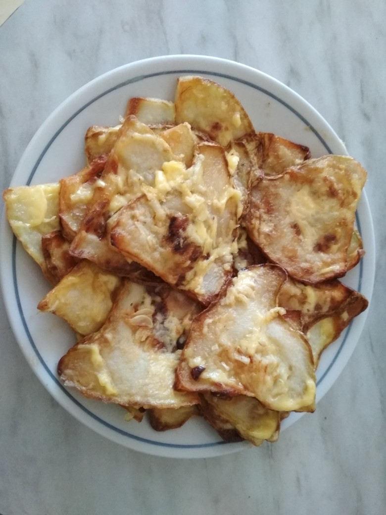 Патиссоны с чесночным соусом