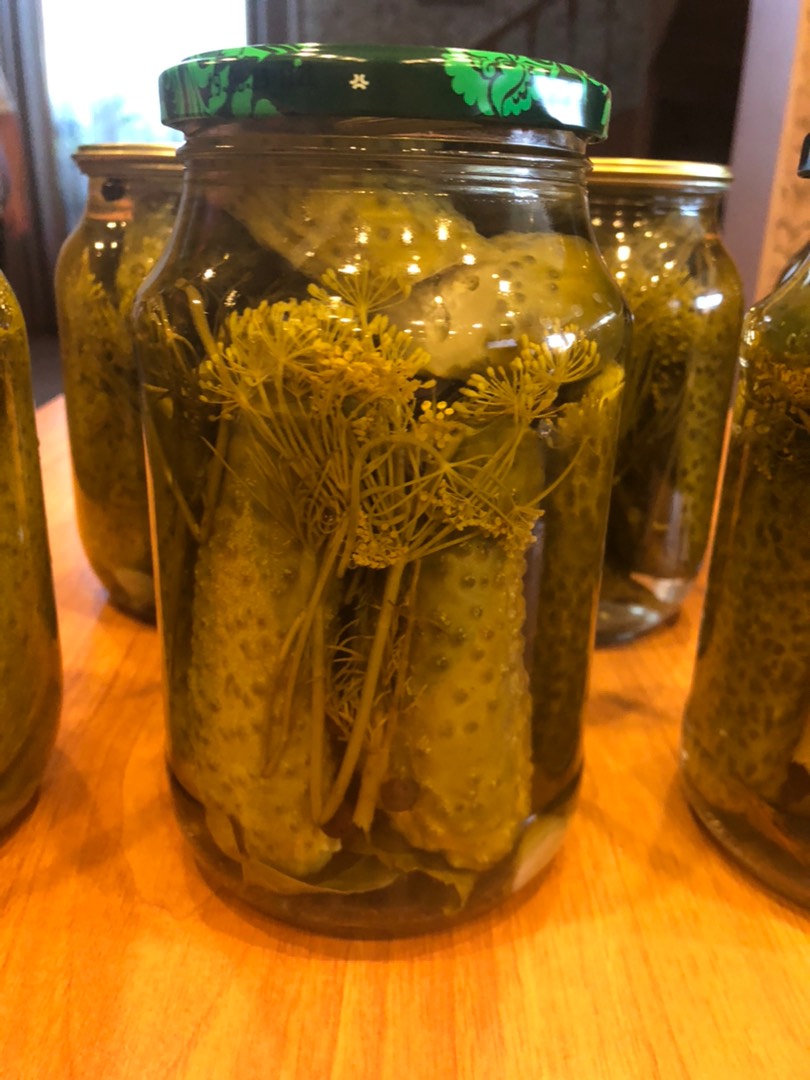 Хрустящие маринованные огурцы