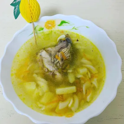 Суп из утки с вермишелью