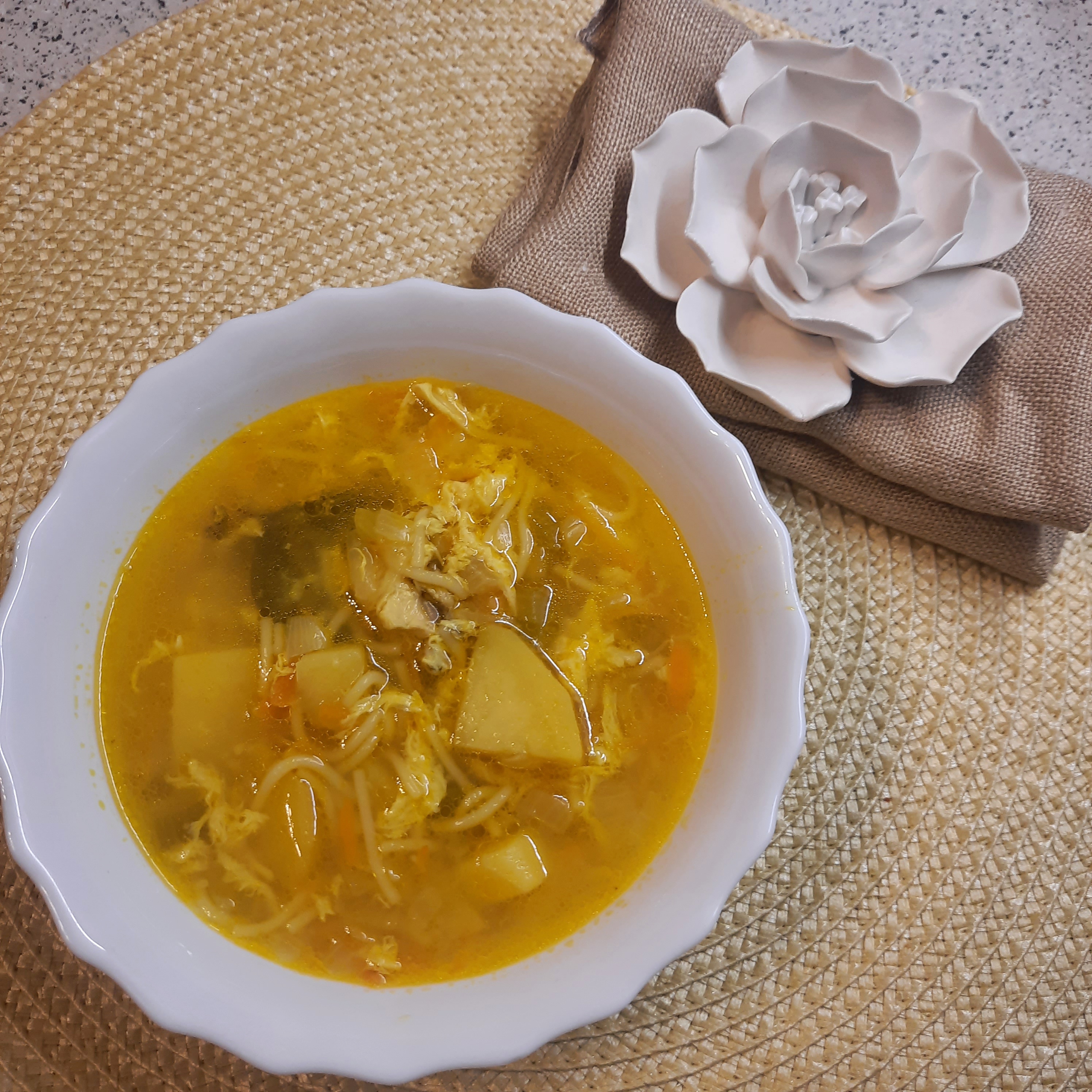Рецепт куриного супа в мультиварке Поларис и Редмонд