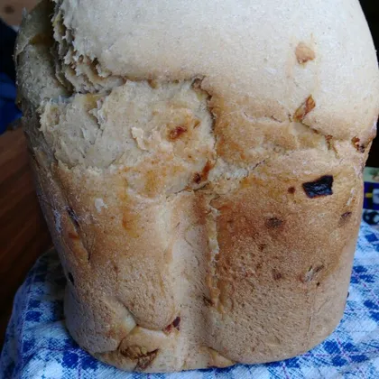 Миксовый луковый хлеб на пиве в ХП