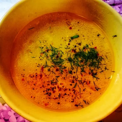 Тыквенно томатный суп
