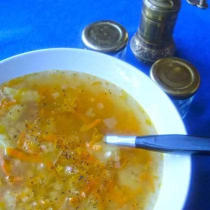 Гороховый суп, постный