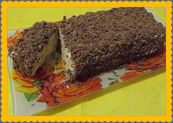 Торт «Творожный домик» из печенья и творога — пошаговый рецепт с фото и видео