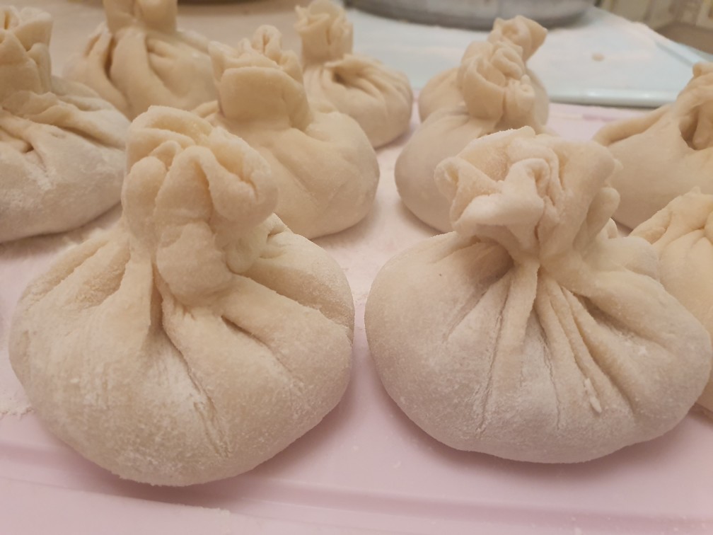 Хинкали с бараниной