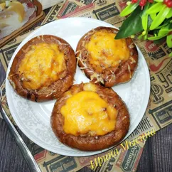 Бублики с фаршем в духовке 