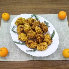 Пончики с треской - buñuelos de bacalao на новогодний стол