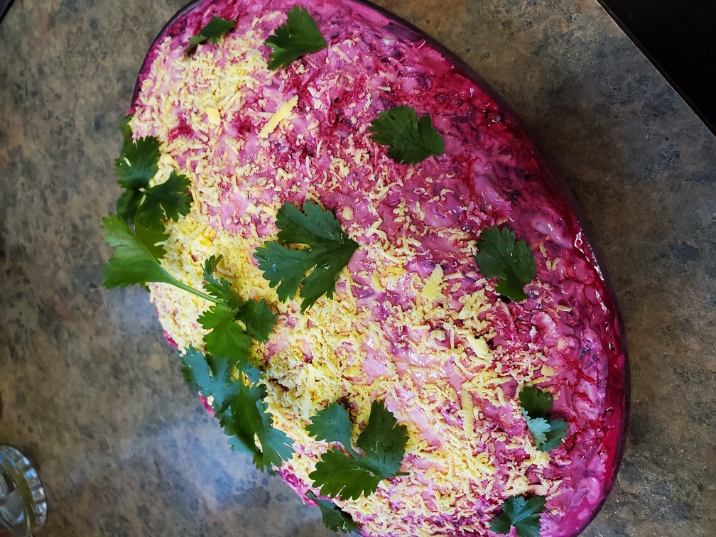 Салат- селедка под шубой.🥕