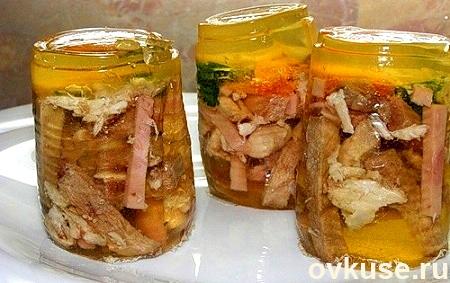"Пьяный" Пасхальный холодец