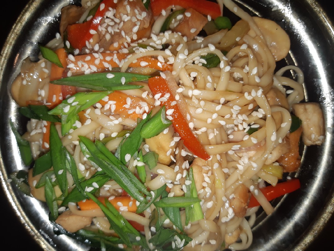 Удон с овощами