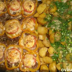 2 в 1: мясо с картошкой