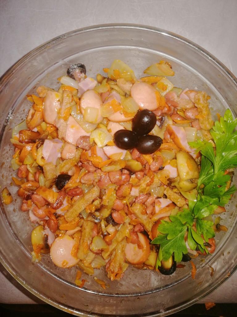 Салат Тёплая нежность😋