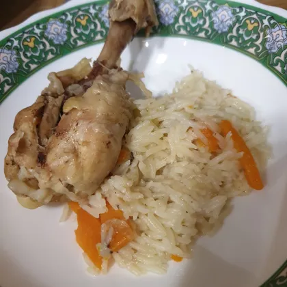 Куриные ножки с рисом
