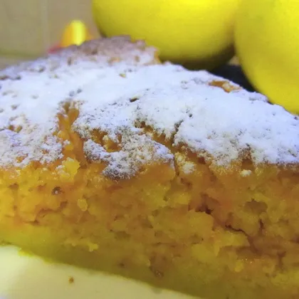 Тыквенный пирог с лимоном