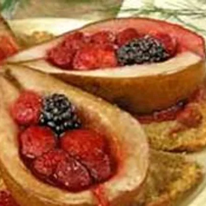 Рецепт груш с ягодами